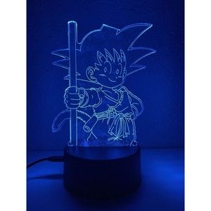3D LED illusion Goku Dragon Ball Z USB Various Colors Night Light. Openbox